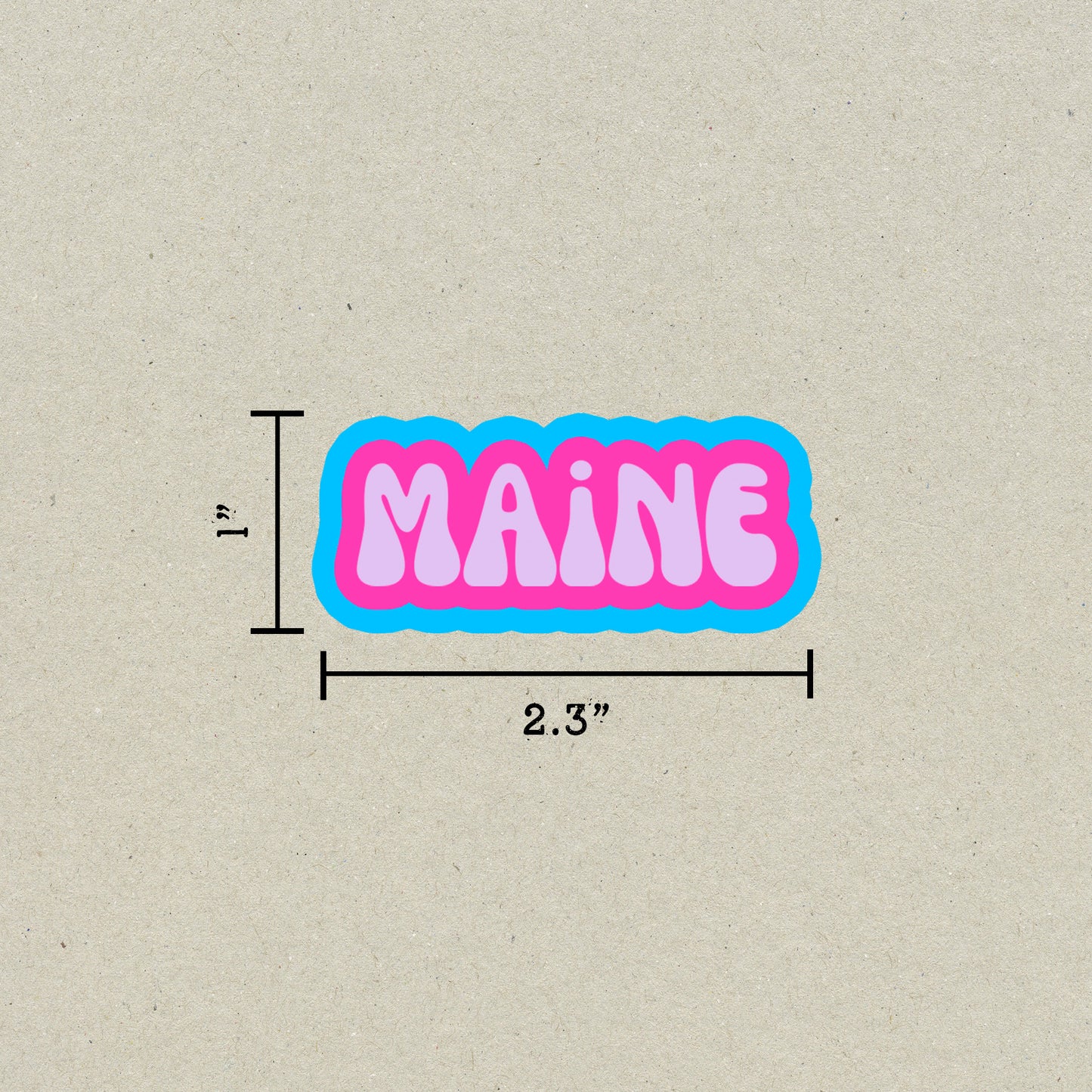 Maine Cloud Sticker