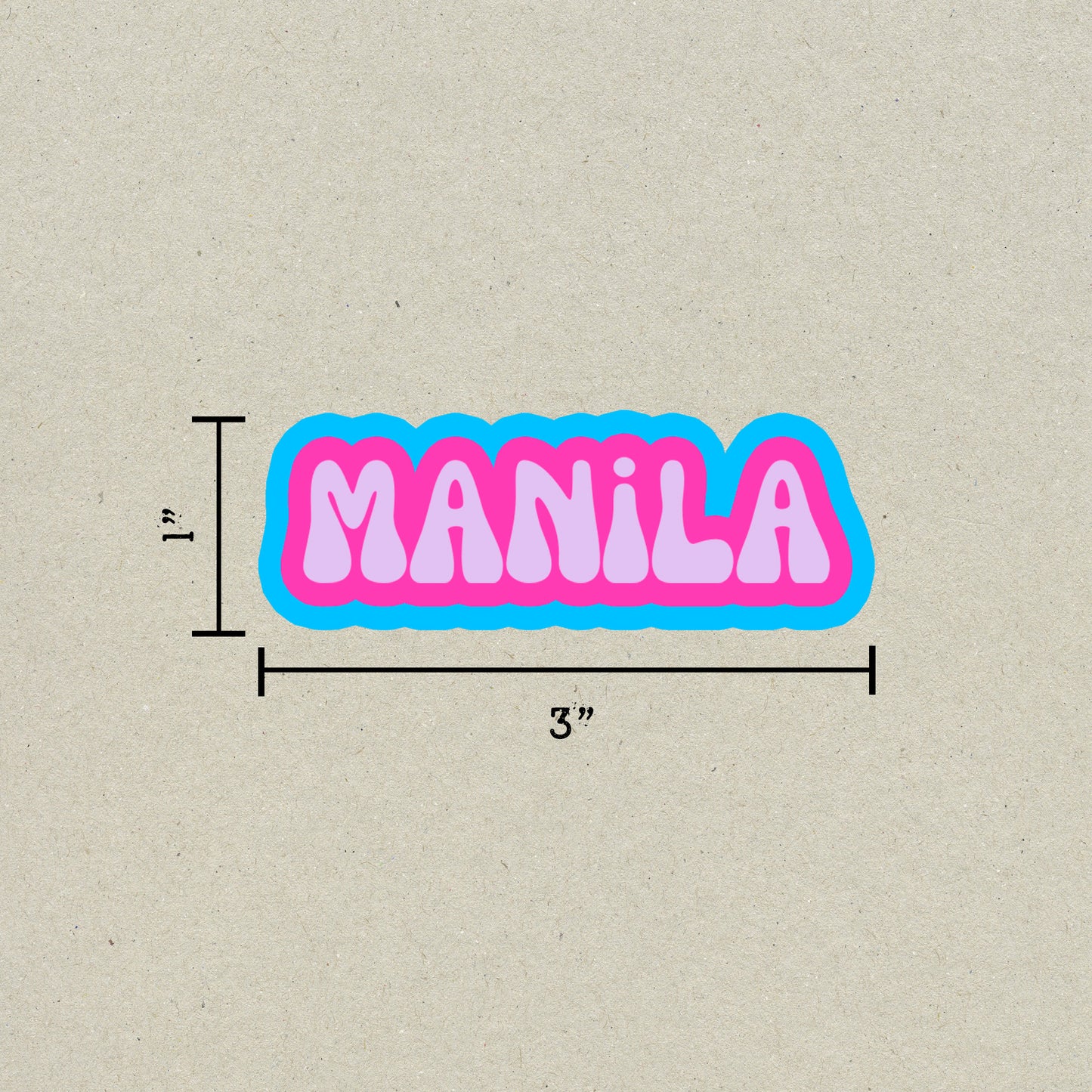 Manila Cloud Sticker