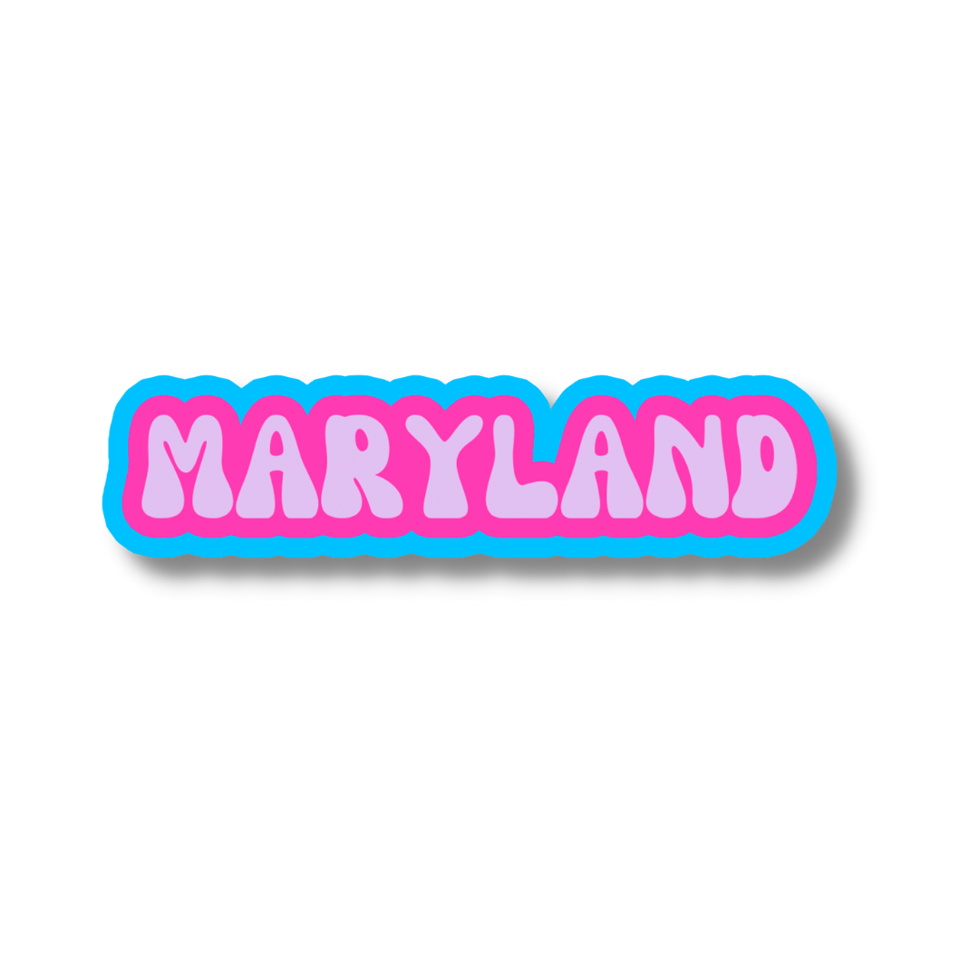 Maryland Cloud Sticker