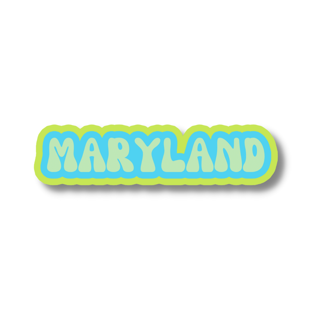 Maryland Cloud Sticker