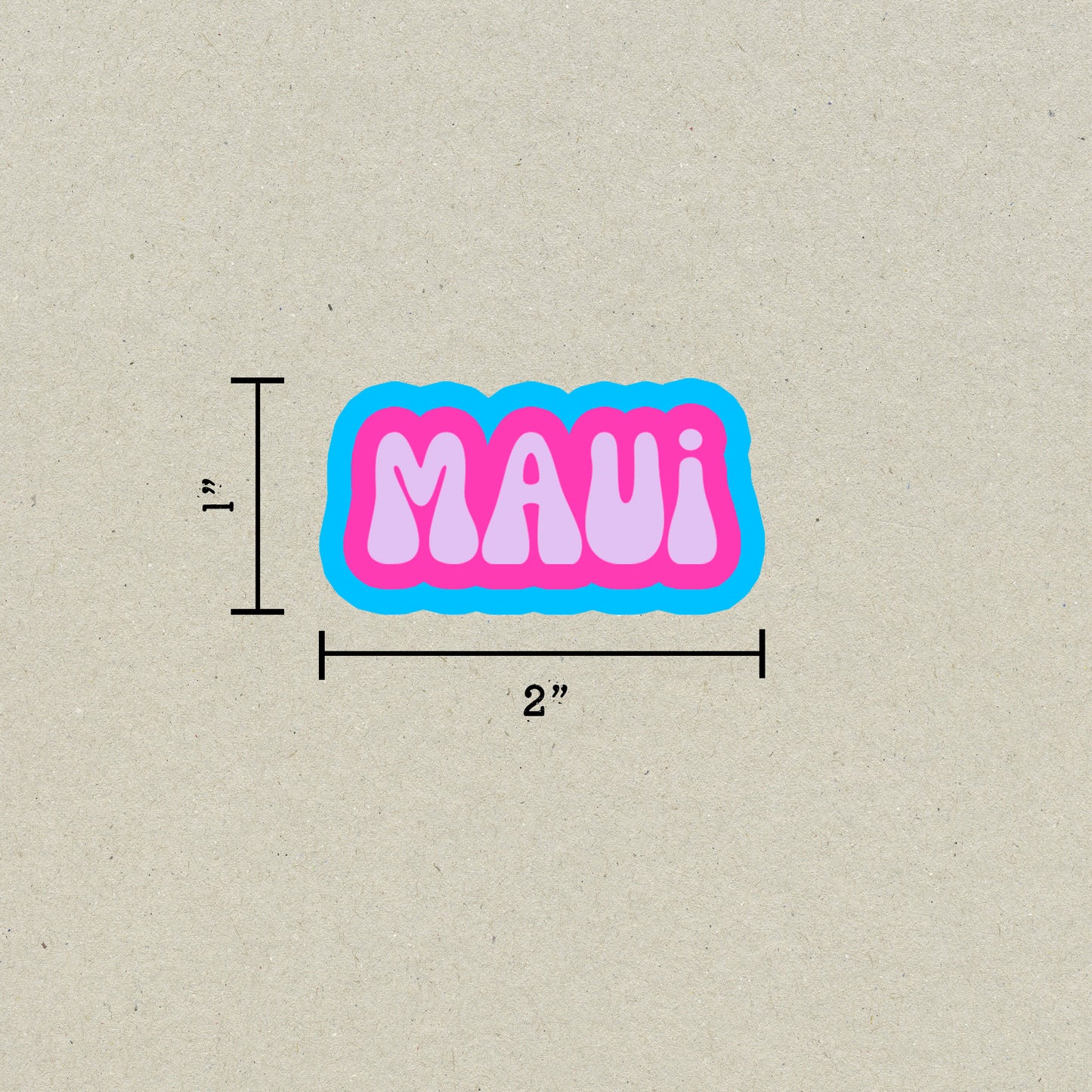 Maui Cloud Sticker