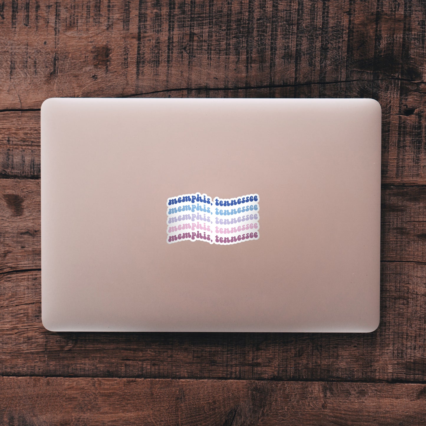 Memphis, Tennessee Retro Sticker