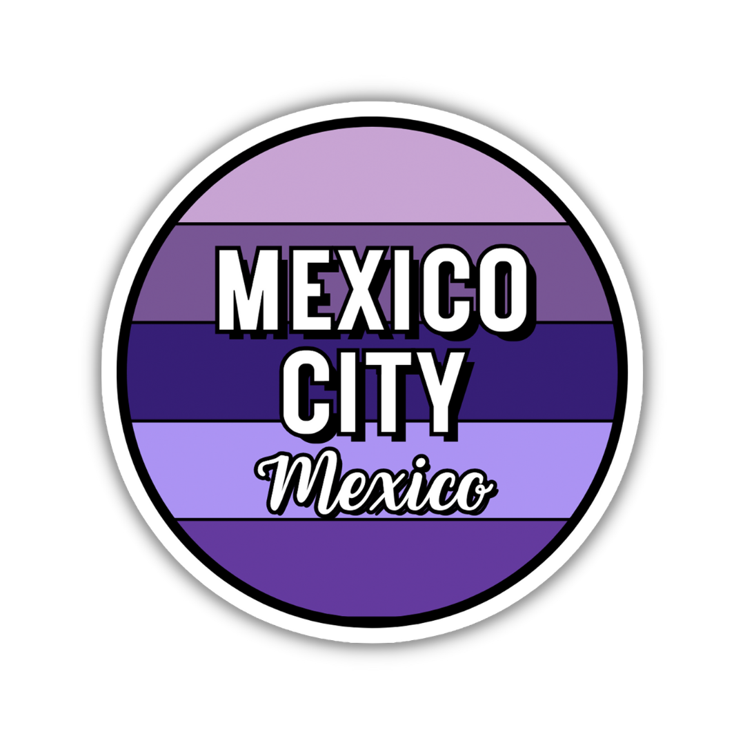 Mexico City, Mexico Circle Sticker