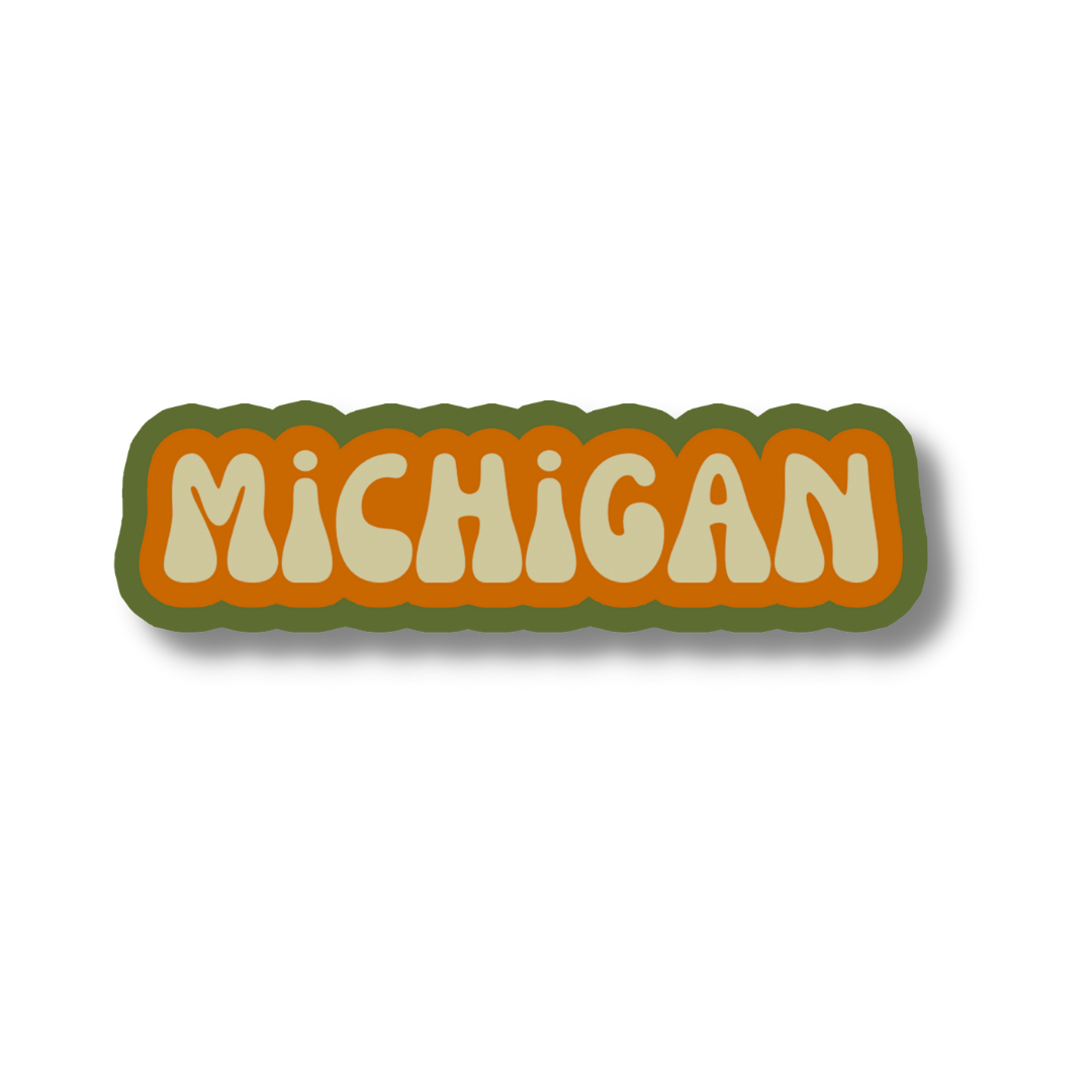 Michigan Cloud Sticker