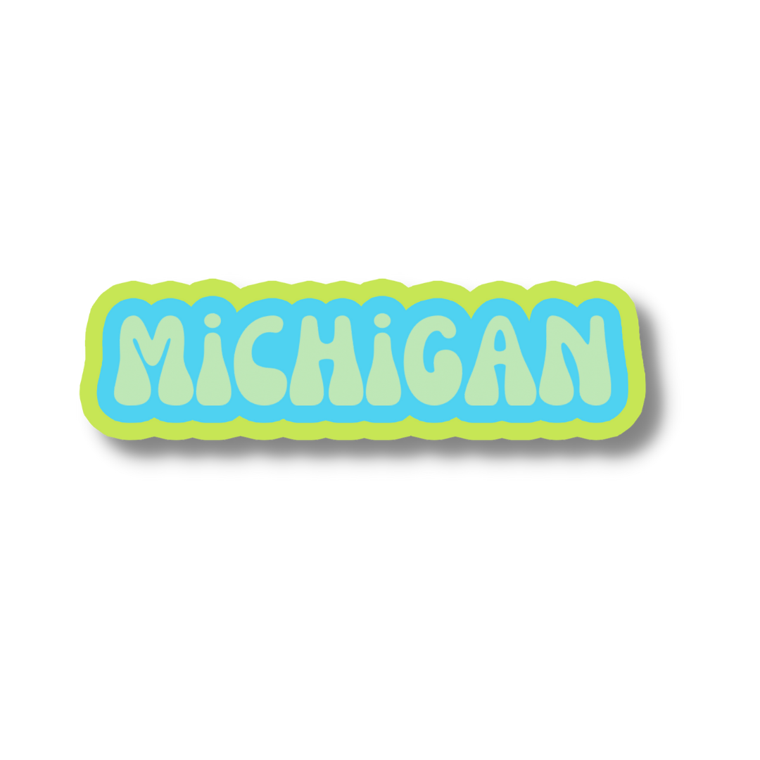 Michigan Cloud Sticker