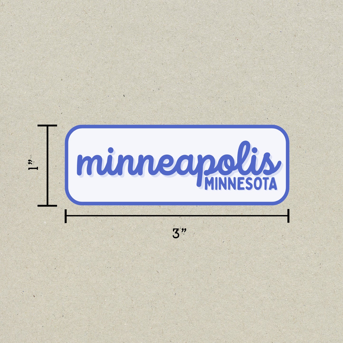 Minneapolis, Minnesota Retro Travel Sticker – Colorful Vinyl Decal for Laptop, Water Bottle & Luggage