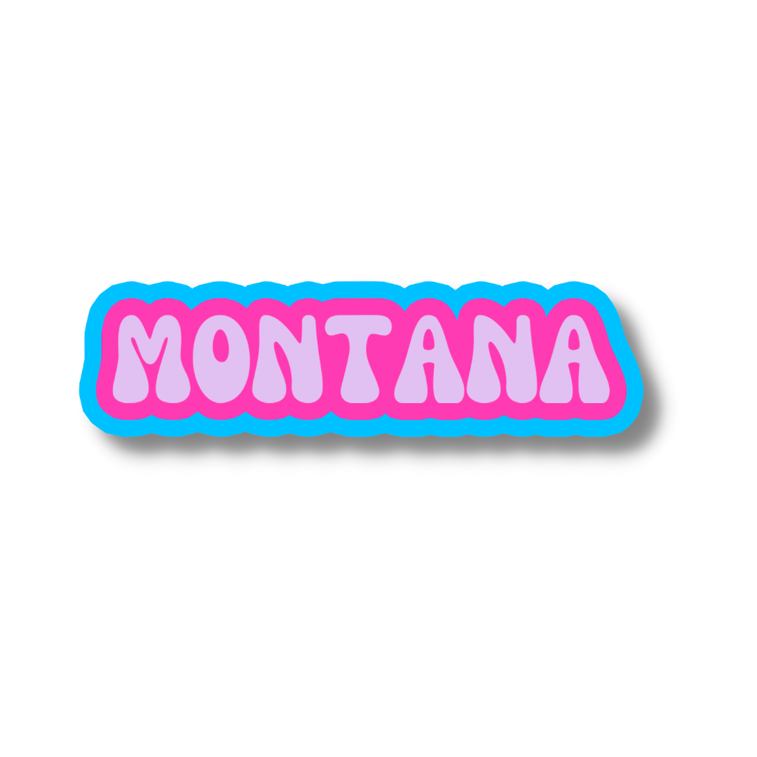 Montana Cloud Sticker