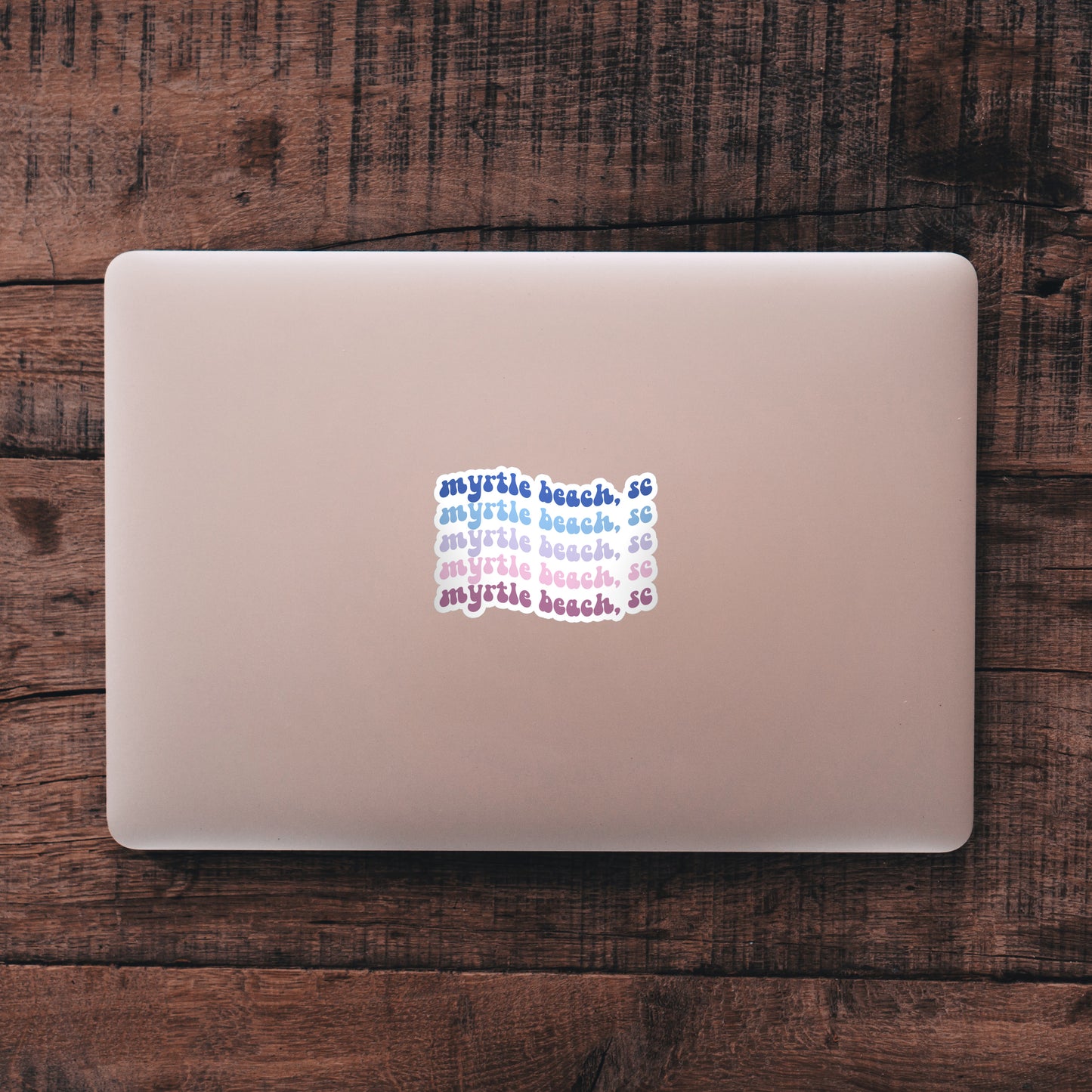 Myrtle Beach, South Carolina Retro Sticker
