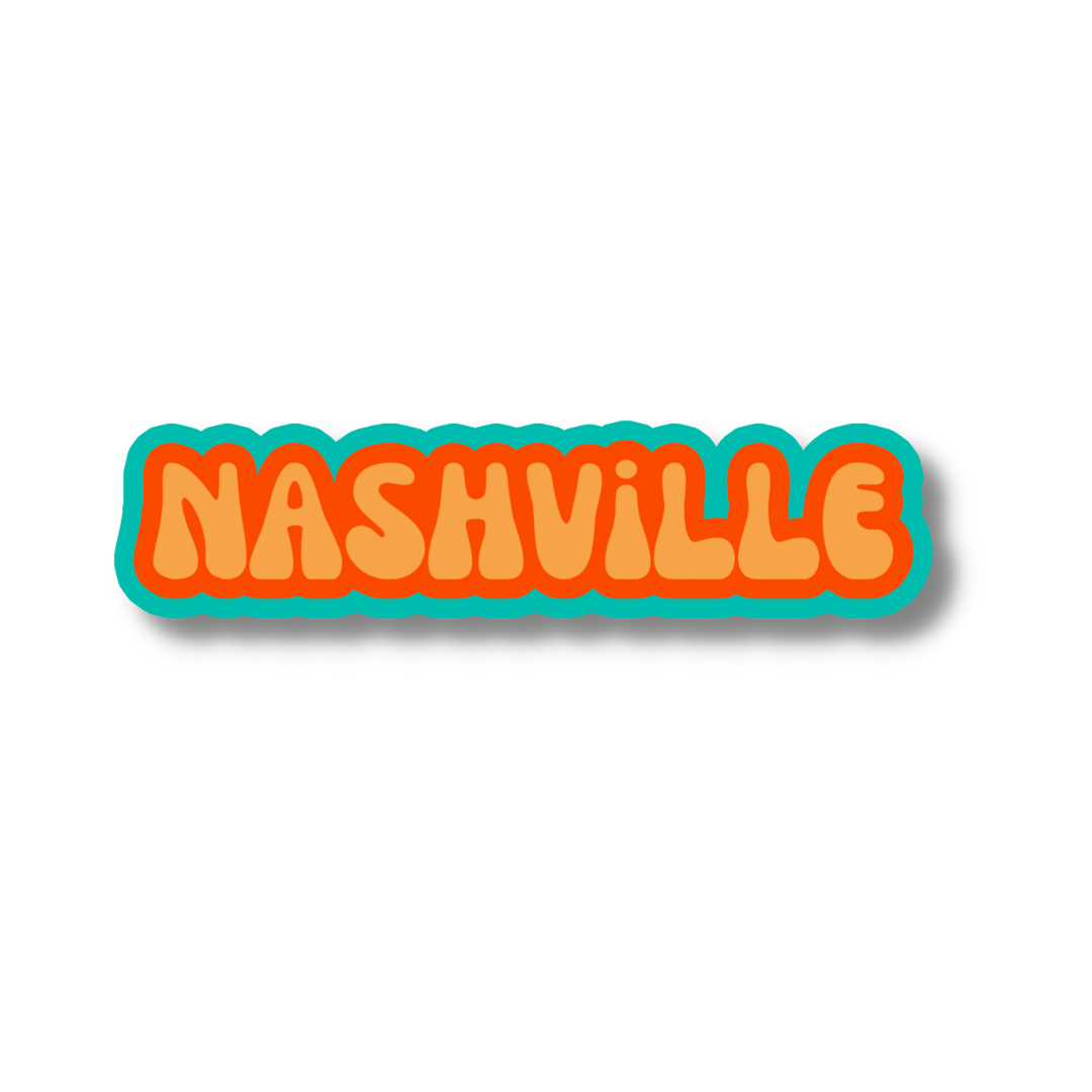 Nashville Cloud Sticker