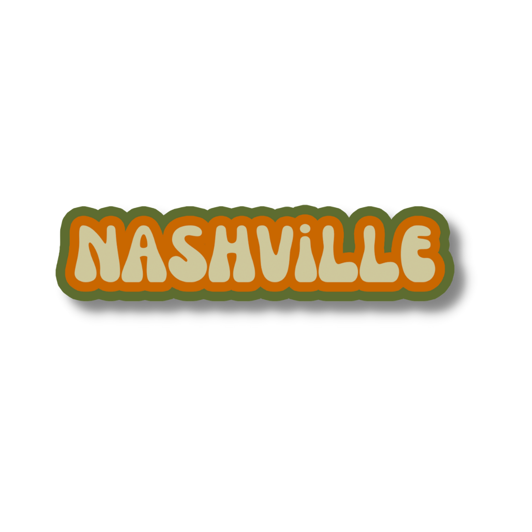 Nashville Cloud Sticker