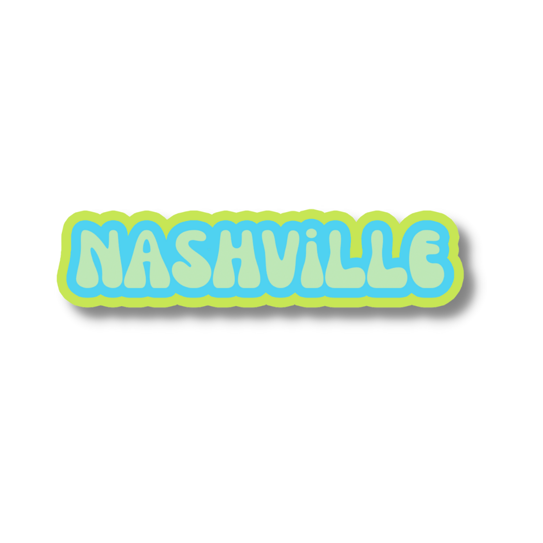 Nashville Cloud Sticker