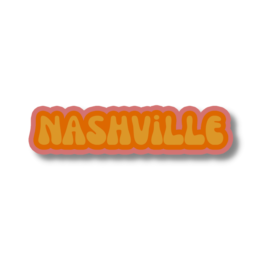 Nashville Cloud Sticker