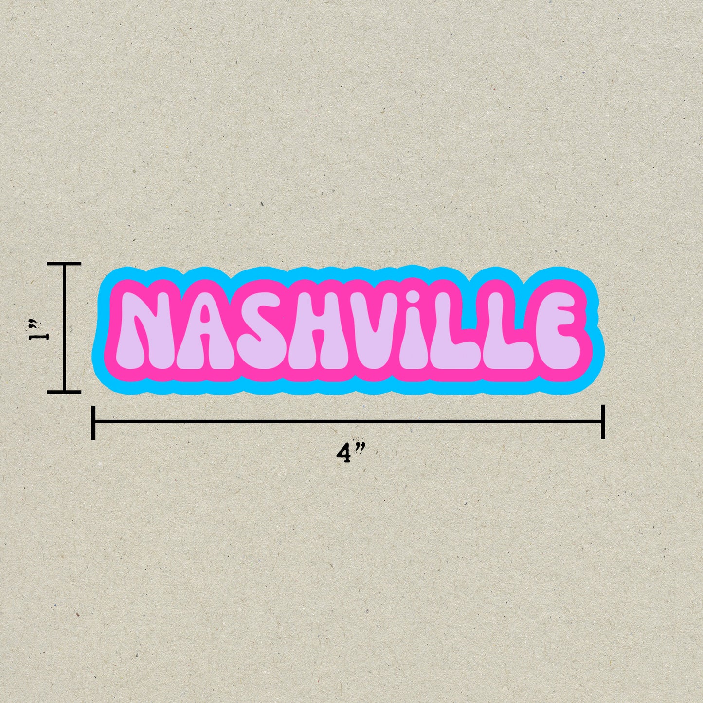 Nashville Cloud Sticker