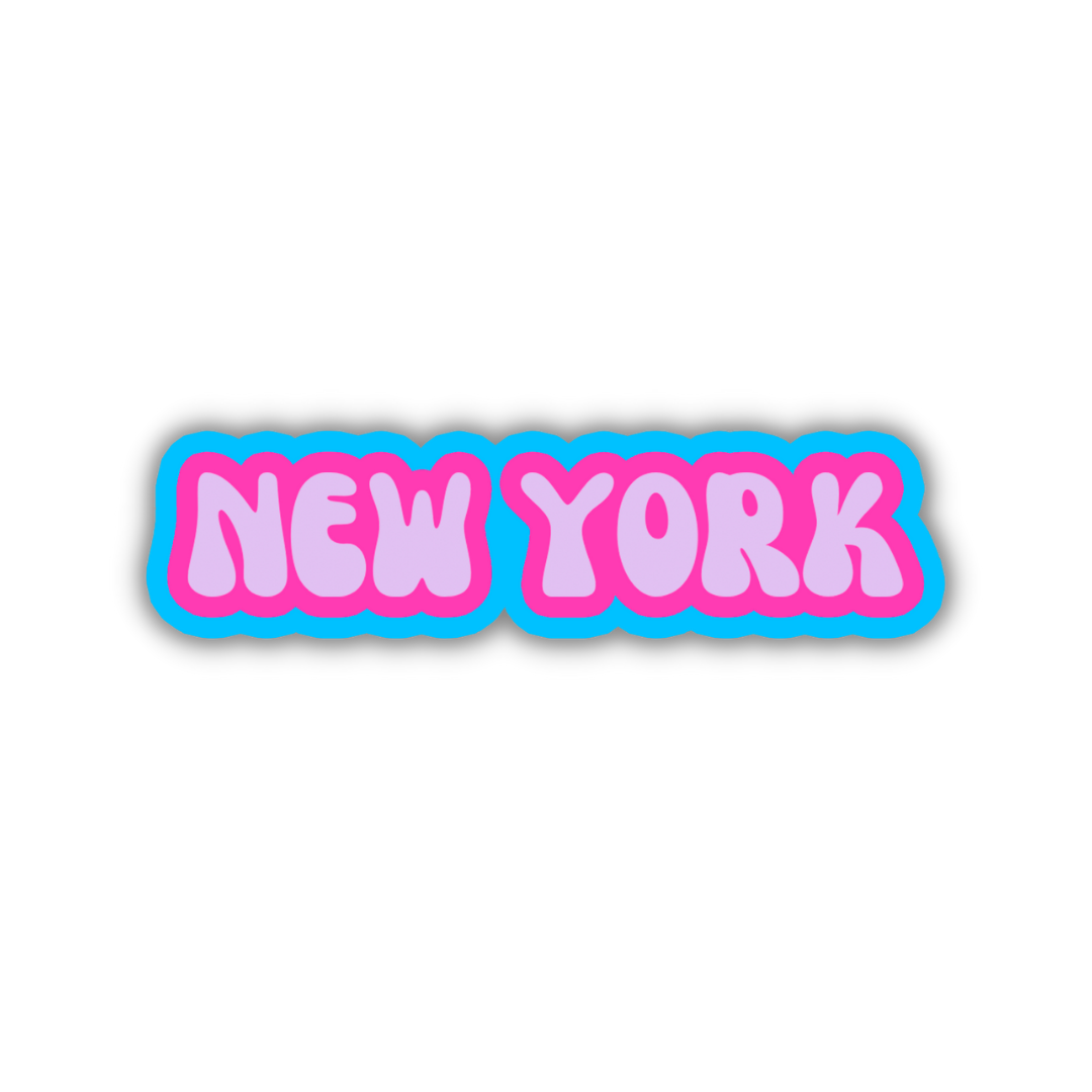 New York Cloud Sticker