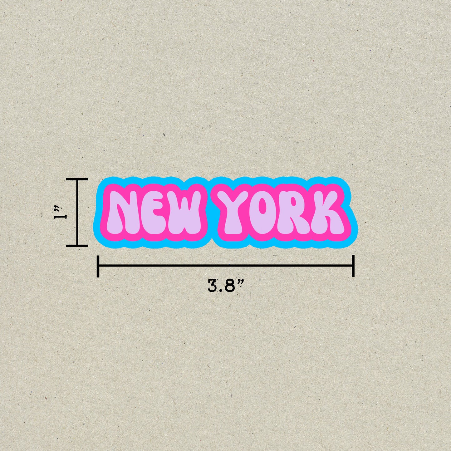 New York Cloud Sticker