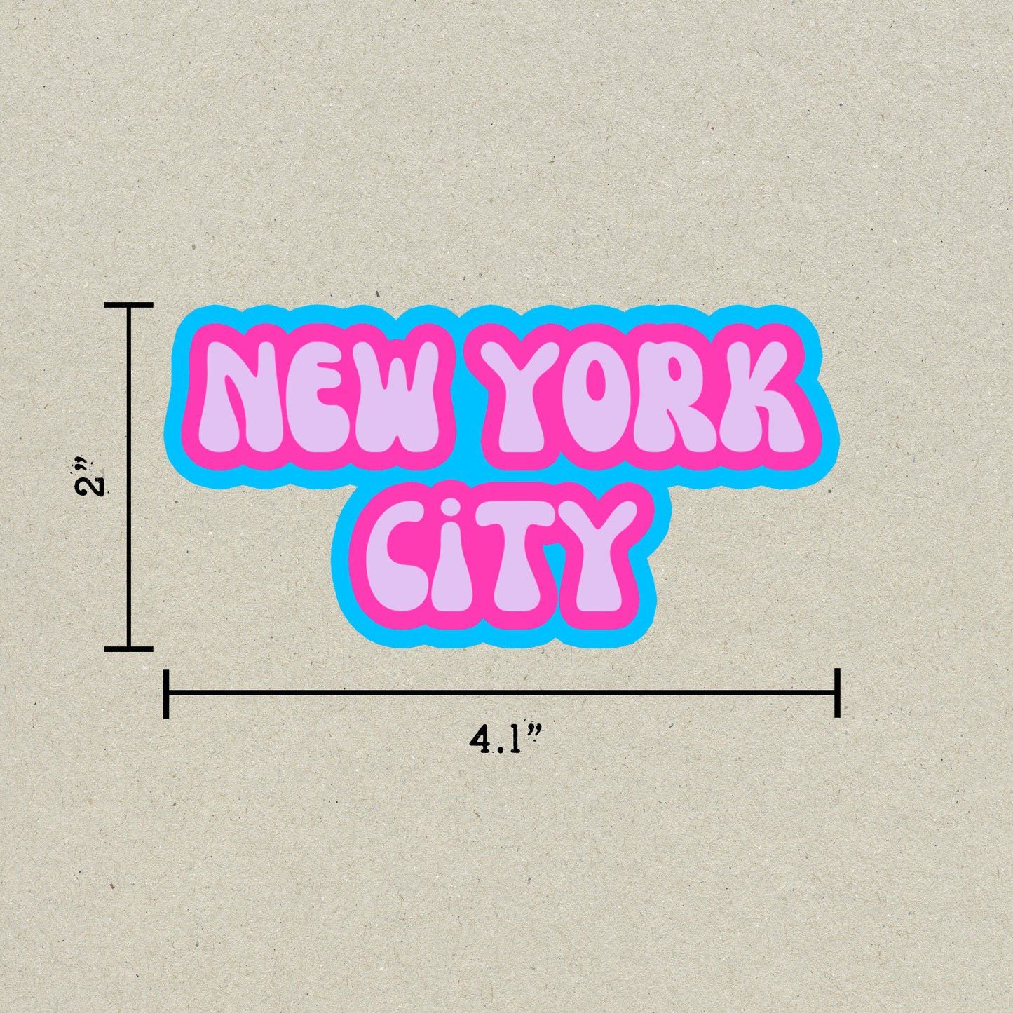 New York City Cloud Sticker