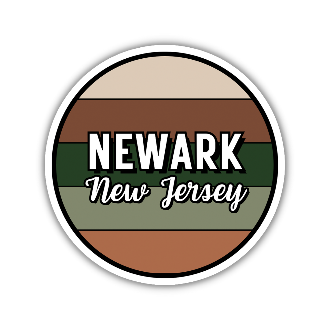 Newark, New Jersey Circle Sticker