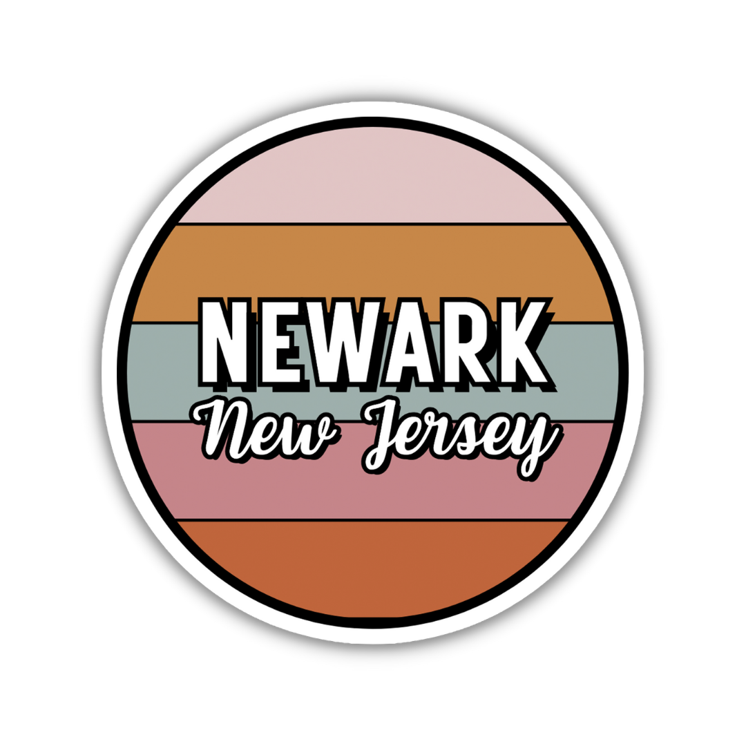 Newark, New Jersey Circle Sticker