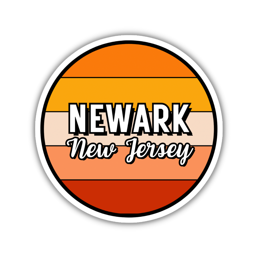 Newark, New Jersey Circle Sticker