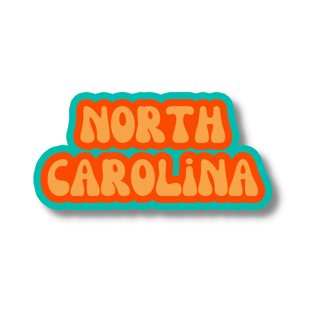 North Carolina Cloud Sticker