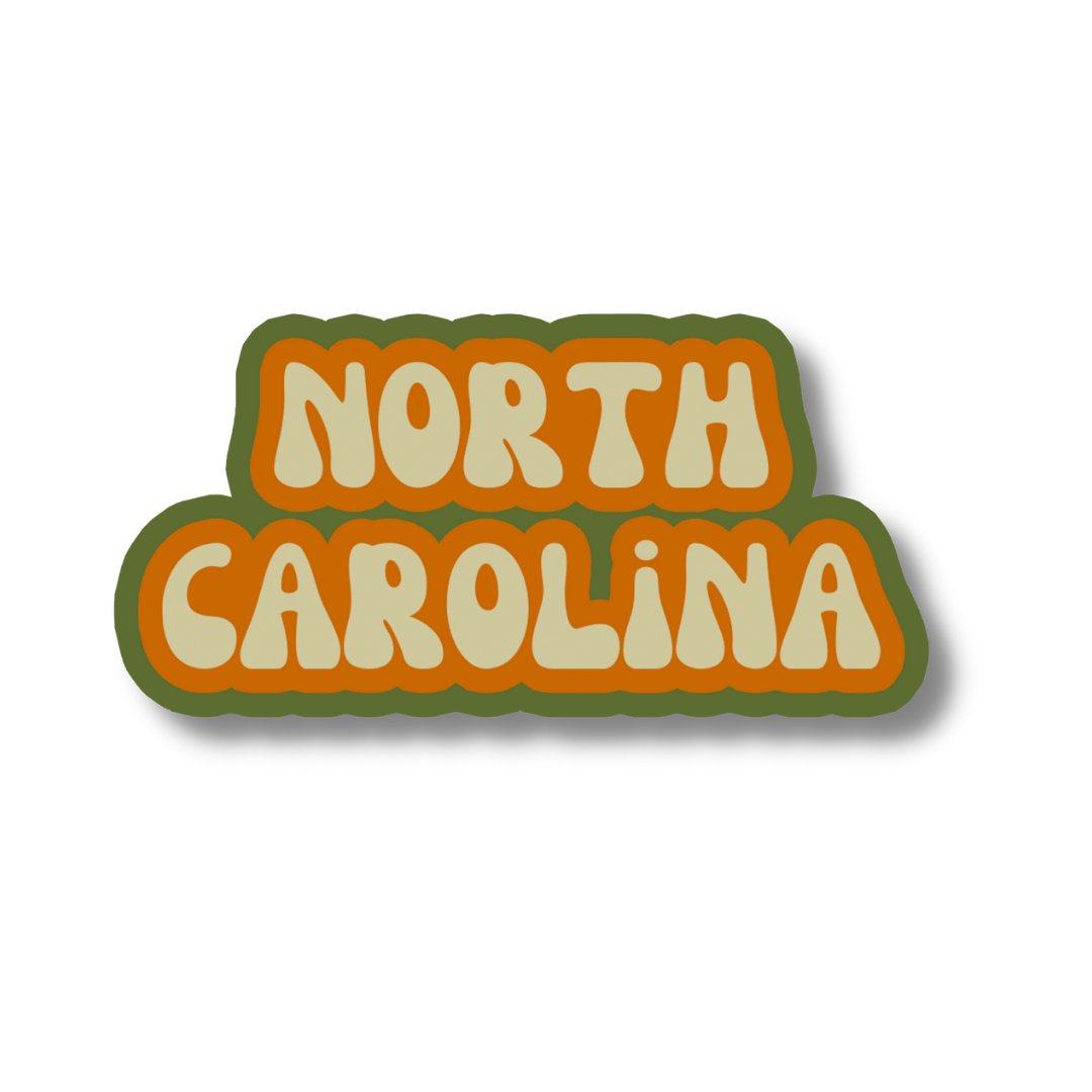 North Carolina Cloud Sticker