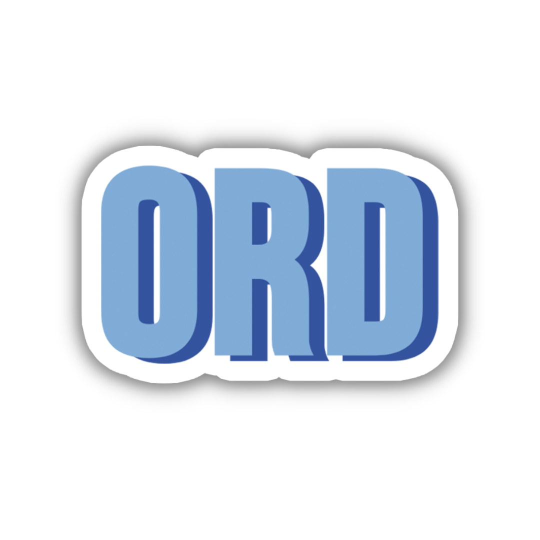 ORD Double Layered Sticker