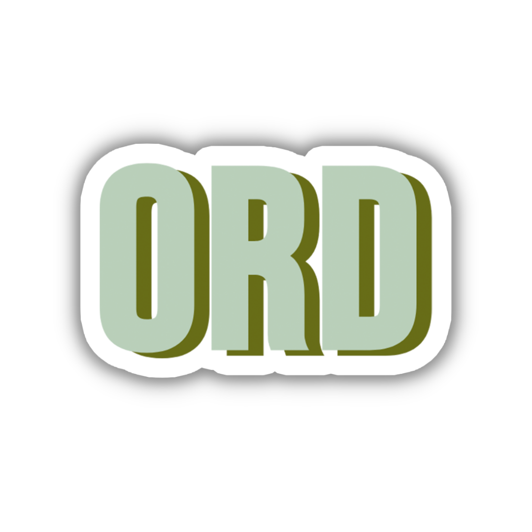 ORD Double Layered Sticker