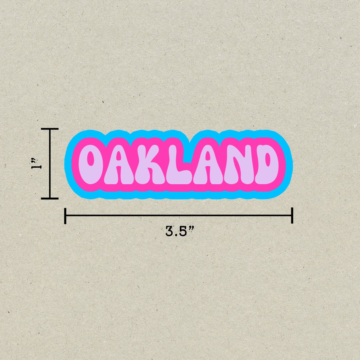 Oakland Cloud Sticker