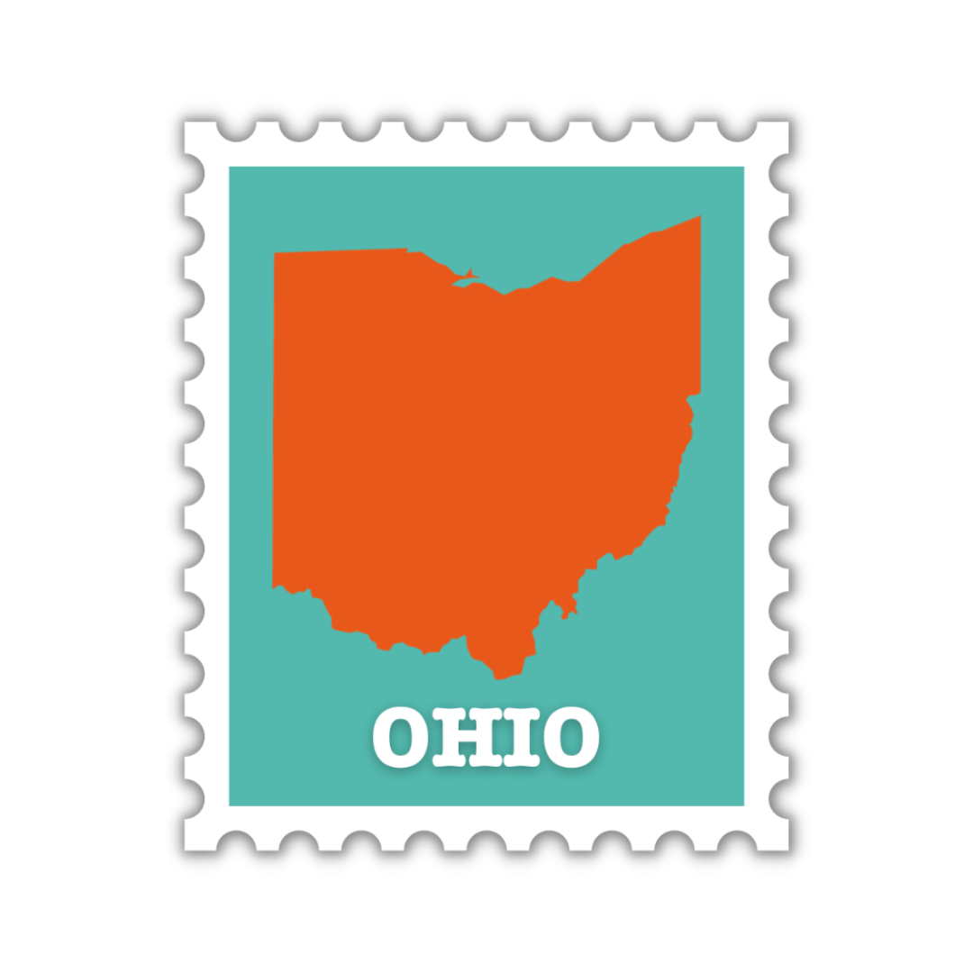 Ohio Stamp Sticker