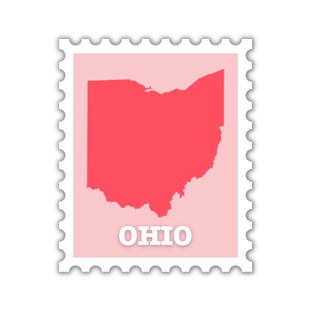 Ohio Stamp Sticker
