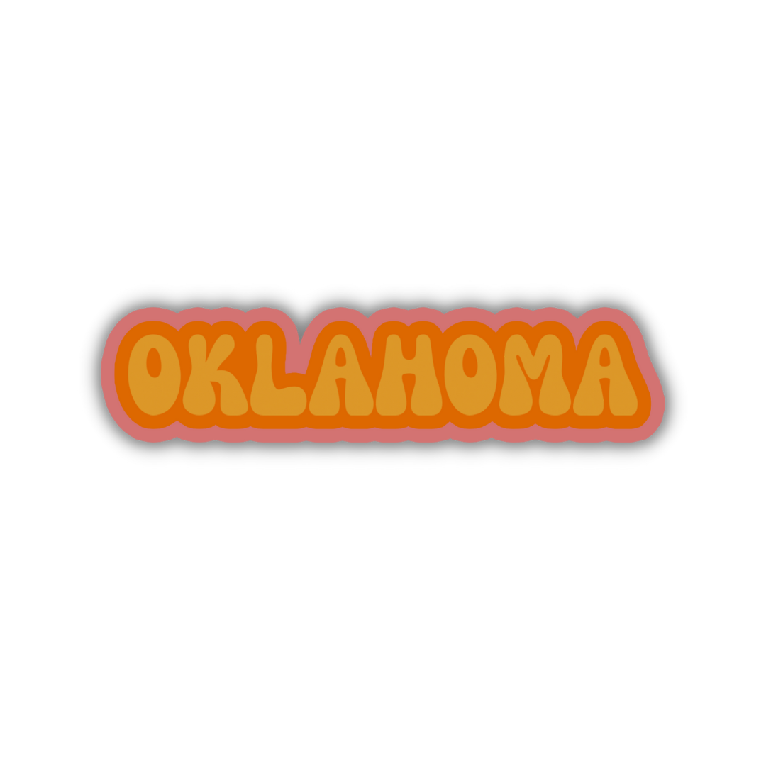 Oklahoma Cloud Sticker
