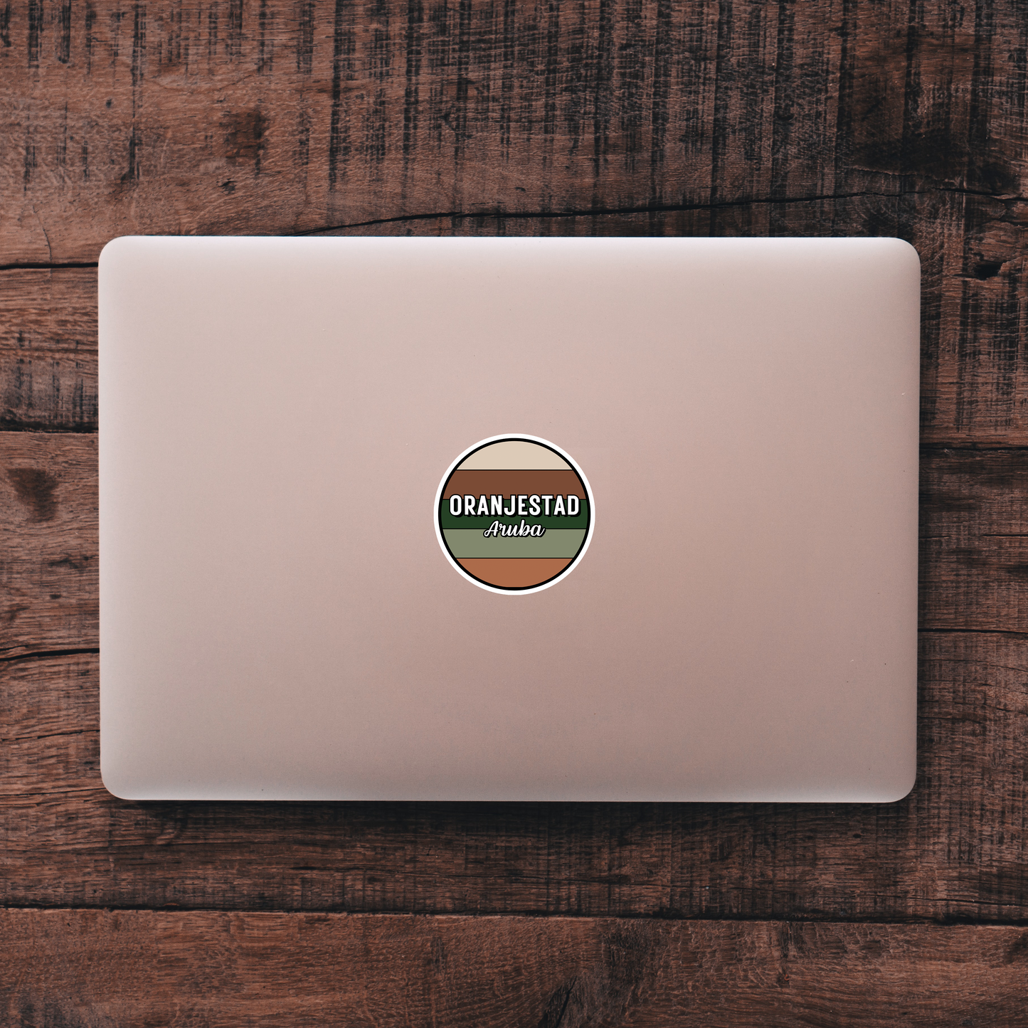 Oranjestad, Aruba Circle Sticker