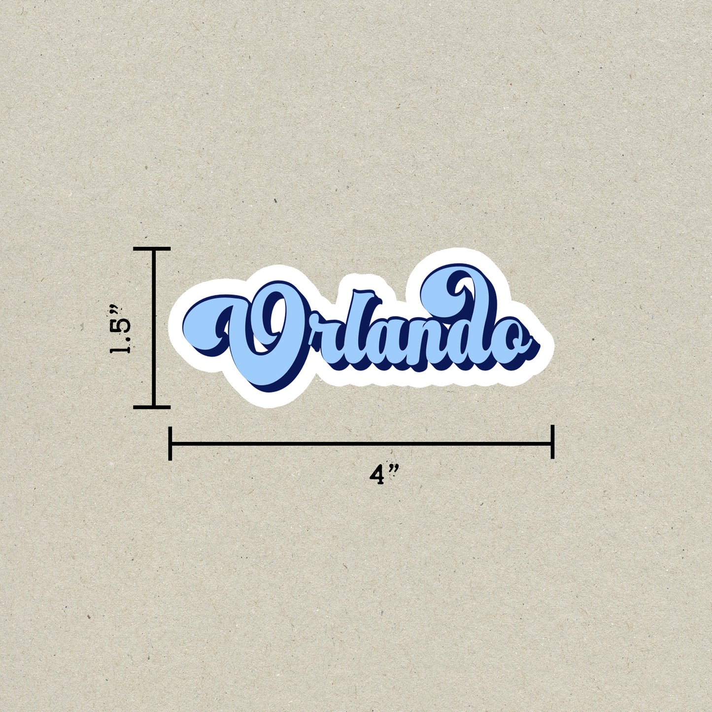 Orlando Vintage Sticker
