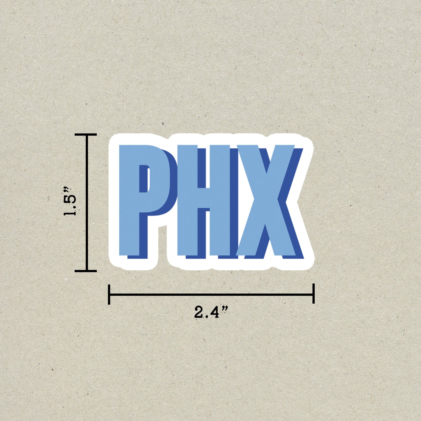 PHX Double Layered Sticker