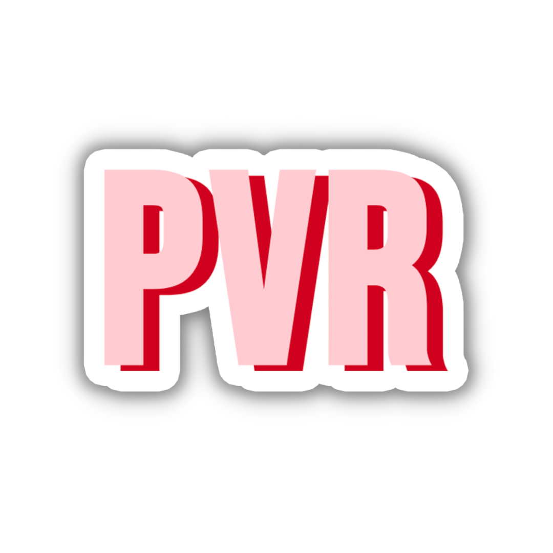 PVR Double Layered Sticker