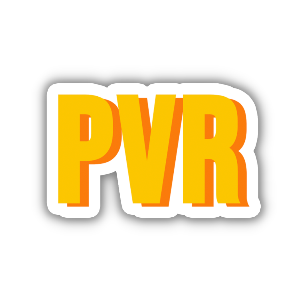 PVR Double Layered Sticker