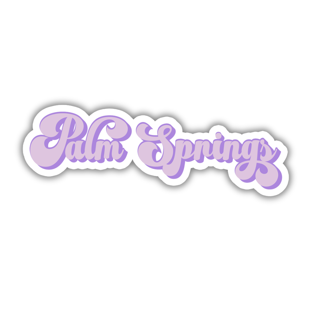 Palm Springs Vintage Sticker