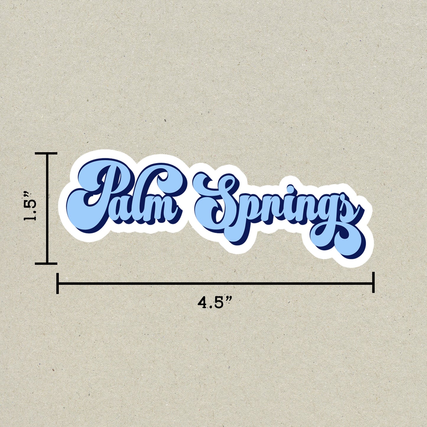 Palm Springs Vintage Sticker