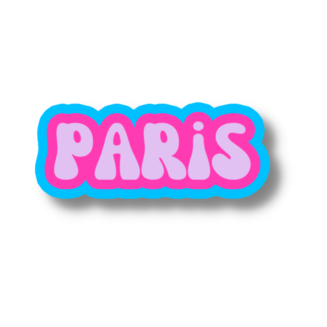 Paris Cloud Sticker