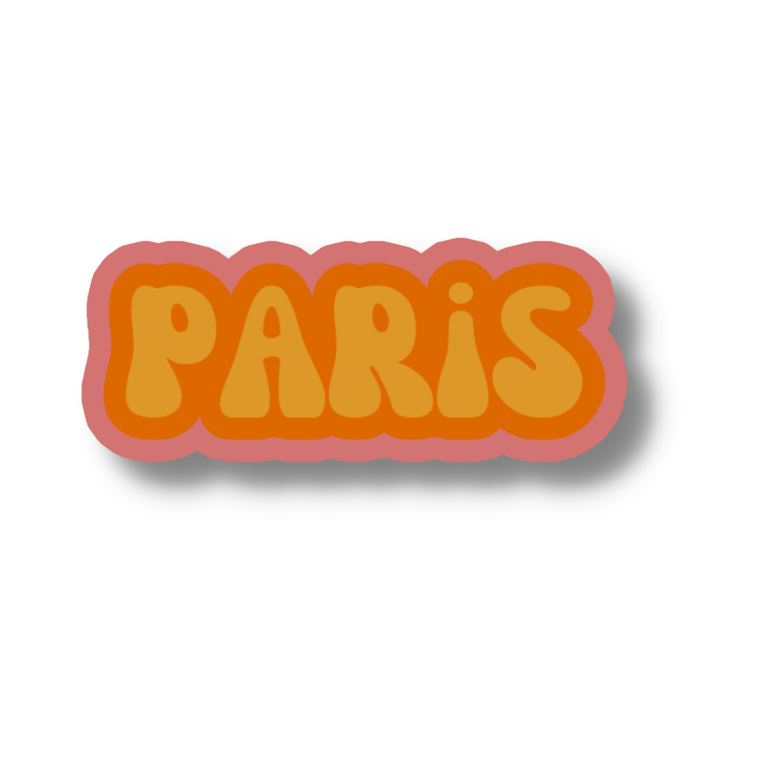 Paris Cloud Sticker