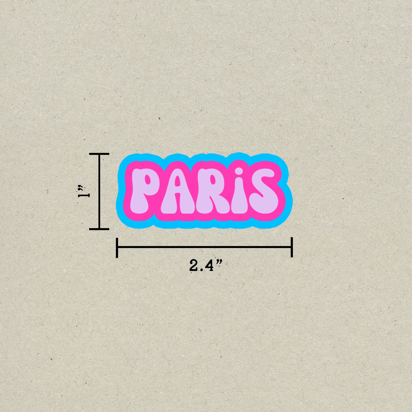 Paris Cloud Sticker