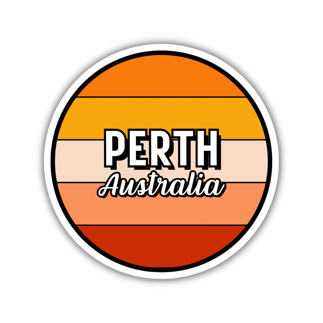 Perth, Australia Circle Sticker