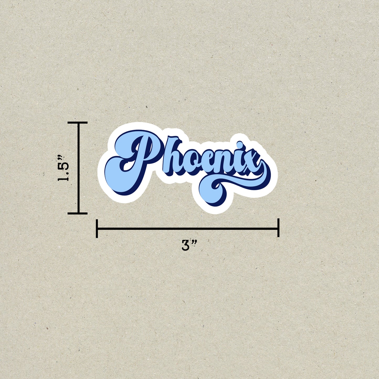 Phoenix Vintage Sticker