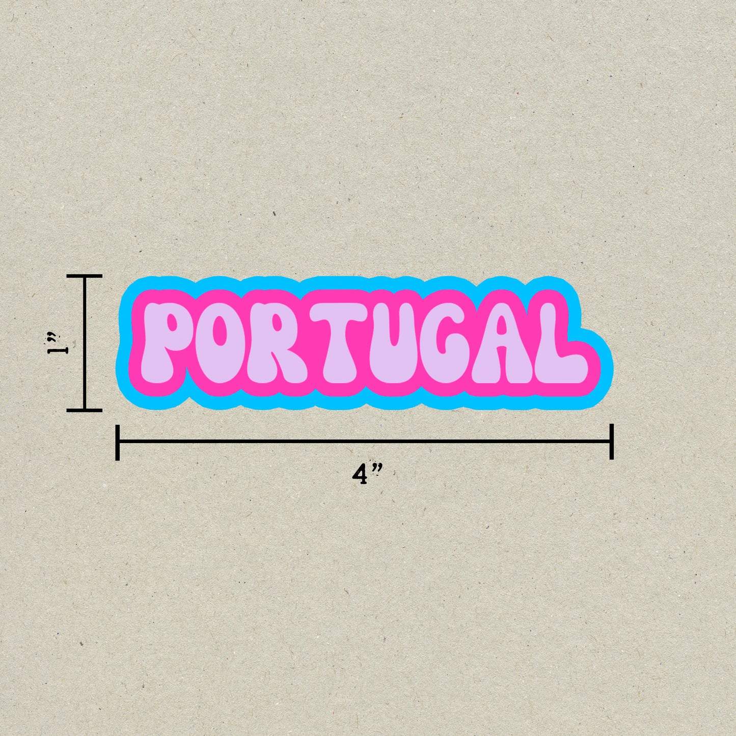 Portugal Cloud Sticker