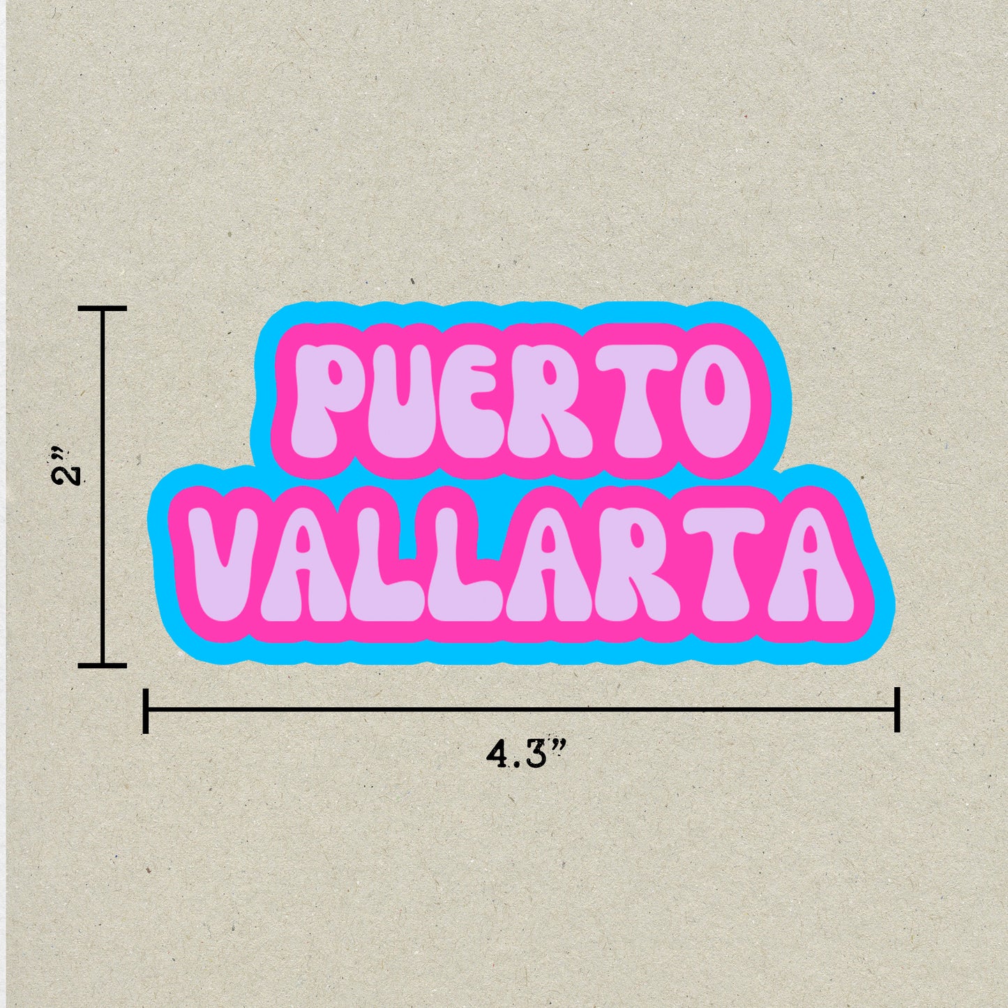 Puerto Vallarta Cloud Sticker