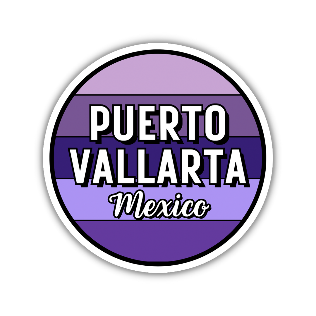 Puerto Vallarta, Mexico Circle Sticker