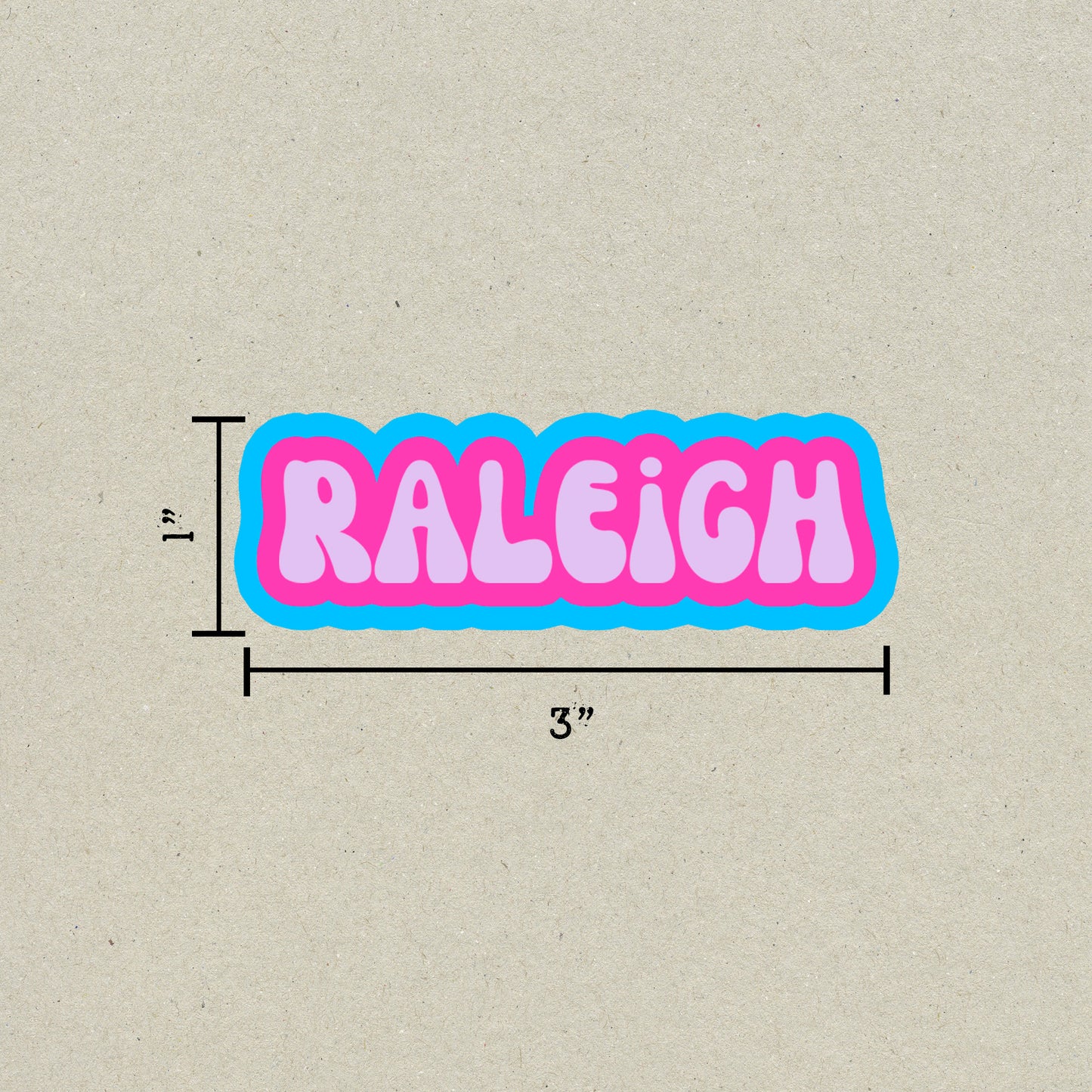 Raleigh Cloud Sticker