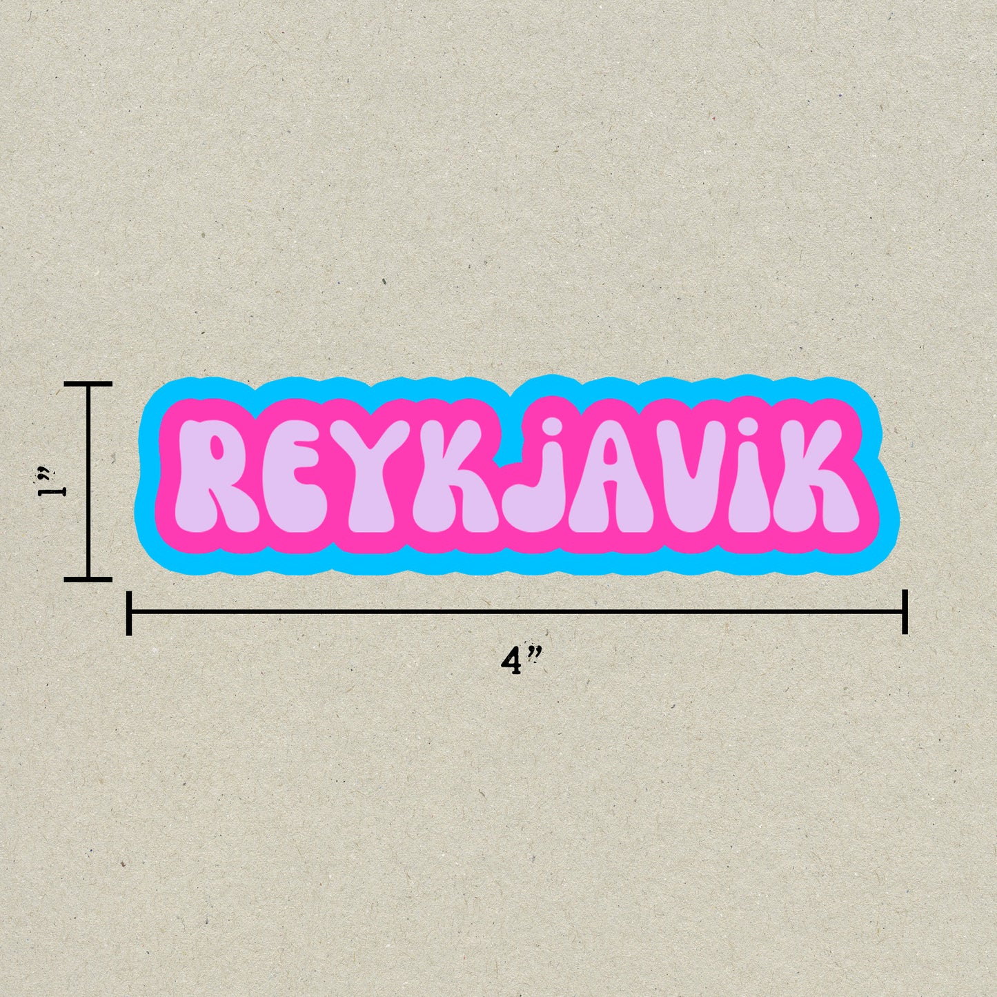 Reykjavik Cloud Sticker