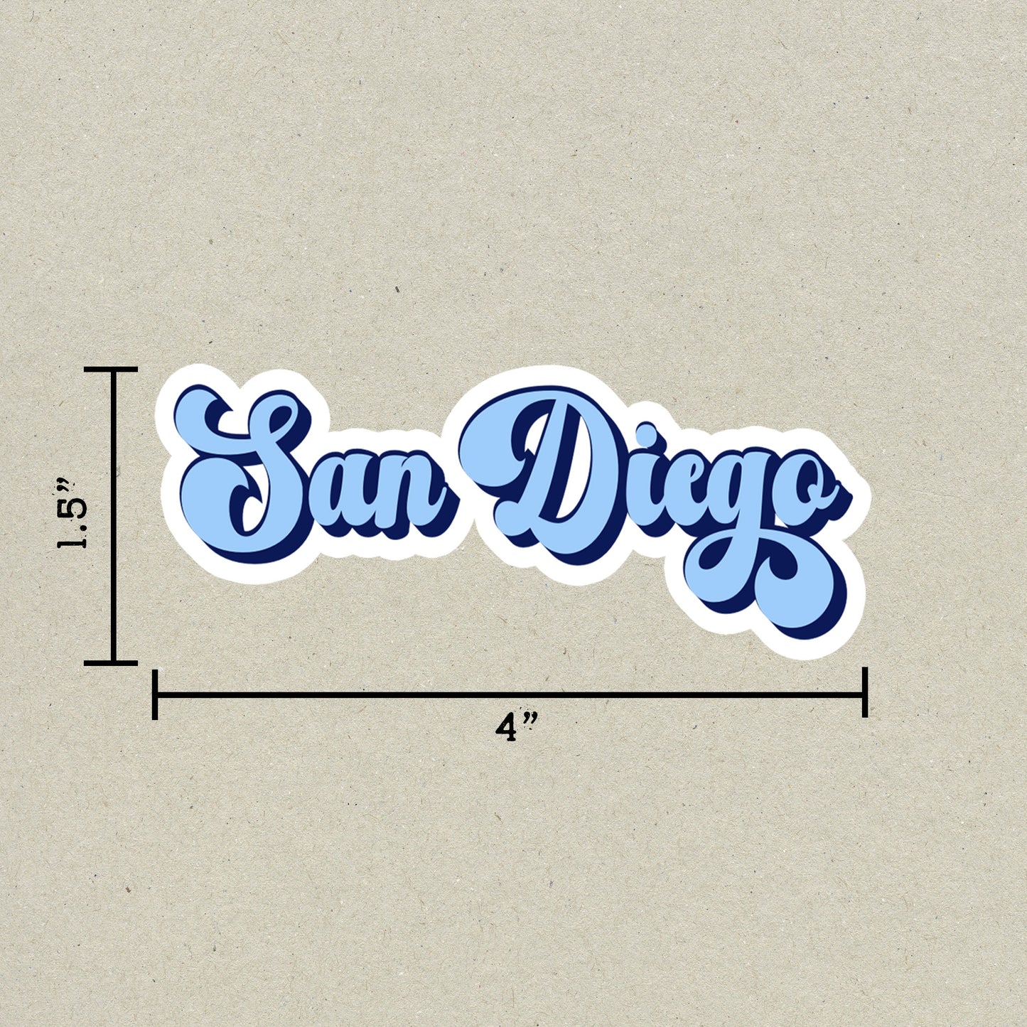San Diego Vintage Sticker