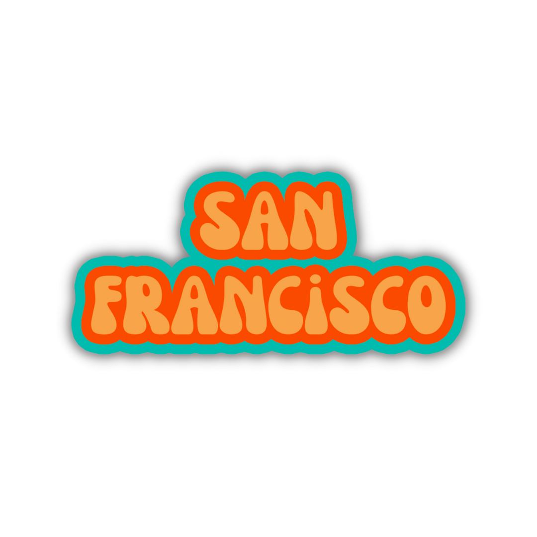 San Francisco Cloud Sticker